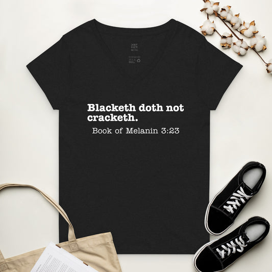 Women’s recycled v-neck t-shirt